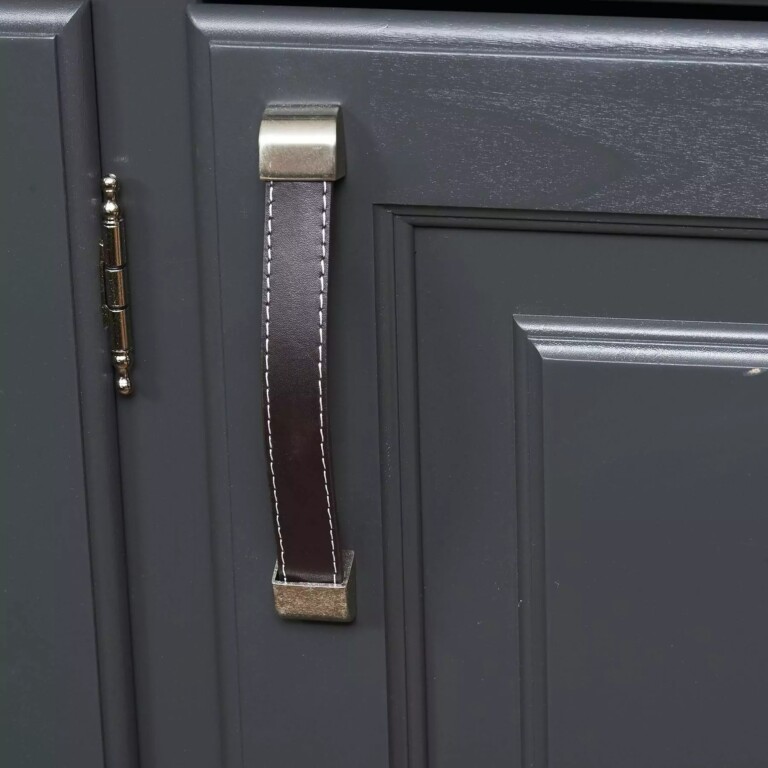 82100 Håndtak Jann 268 cc160 brun/rustfri