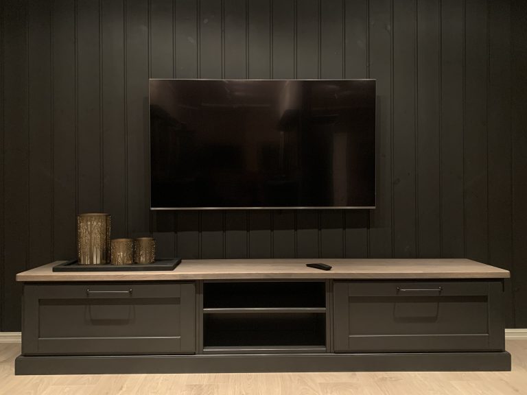 TV-benk Trend  sammenbygd , askesort